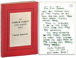 AT TERROR STREET AND AGONY WAY - THE DEDICATION COPY