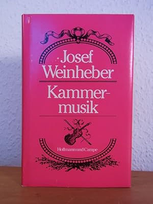 Bild des Verkufers fr Kammermusik. Gedichte zum Verkauf von Antiquariat Weber