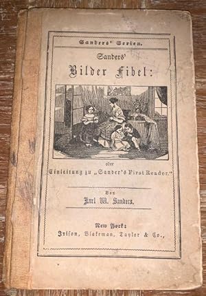 Sanders' Pictorial Primer (Sanders' Bilder Fibel) ; [BASEBALL WOODCUT 1846], Or an Introduction t...