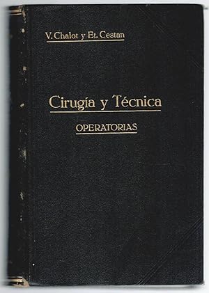 Imagen del vendedor de TRATADO ELEMENTAL DE CIRUGA Y TCNICA OPERATORIAS a la venta por Librera Dilogo