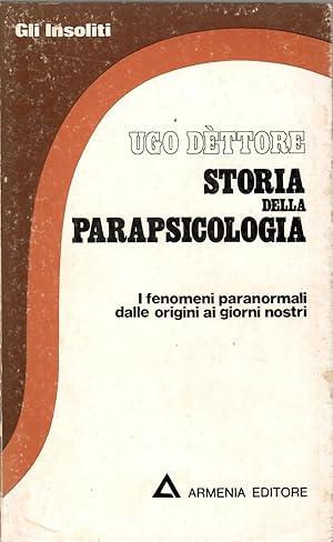 STORIA DELLA PARAPSICOLOGIA