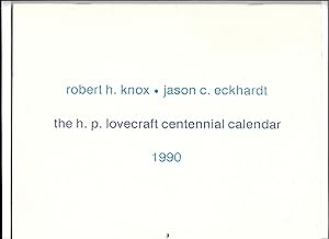 The H.P.Lovecraft Centennial Calendar 1990