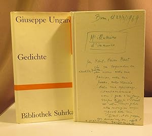 Gedichte. Italienisch und Deutsch. Übertragung und Nachwort von Ingeborg Bachmann.