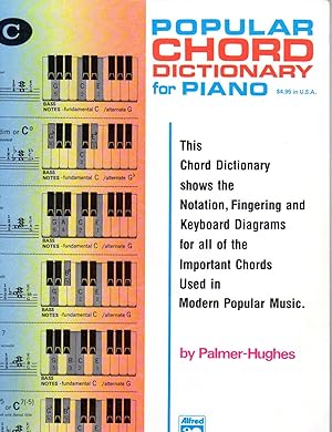 Popular Chord Dictionary for Piano [PIANO SCORE]