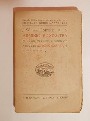 Arminio e Dorotea. Testo, versione e commento a cura di Antonio Carafa. Seconda edizione