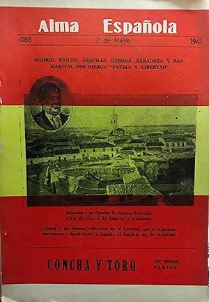 Alma Española. Año V- N° 45 - Santiago de Chile, mayo de 1940. Revista mesnual. Organo de divulga...
