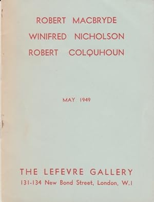 Image du vendeur pour Robert Macbryde, Winifred Nicholson, Robert Colquhoun mis en vente par William English Rare Books