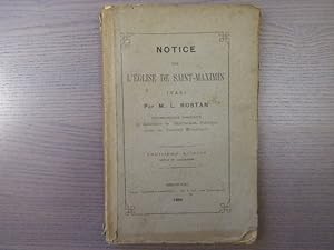 Seller image for Notice sur l'glise de Saint-Maximin. for sale by Tir  Part