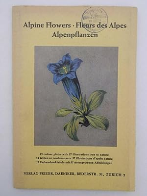 Apline flowers. Fleurs des Alpes. Alpenpflanzen
