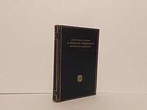 Bild des Verkufers fr Le pi belle pagine di Ippolito Pindemonte scelte da G. B. Angioletti zum Verkauf von Libreria Spalavera