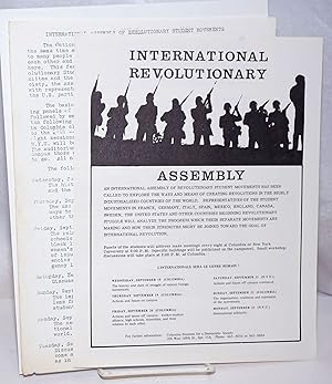 [Two leaflets promoting the International Assembly of Revolutionary Student Movements]