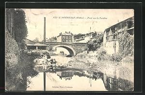 Carte postale L`Arbresle, Pont sur la Turdine