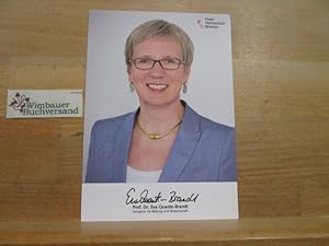 Seller image for Original Autogramm Eva Quante-Brandt Senatorin Bremen /// Autogramm Autograph signiert signed signee for sale by Antiquariat im Kaiserviertel | Wimbauer Buchversand