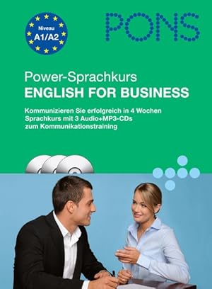 PONS Power-Sprachkurs English for Business (inkl. 3 Audio-CDs + Pocket Trainer)