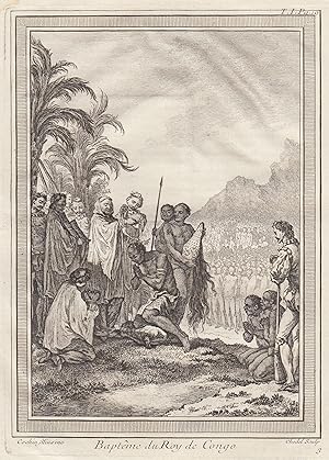 Bild des Verkufers fr Bapteme du Roy de Congo. zum Verkauf von Antiquariat Clemens Paulusch GmbH