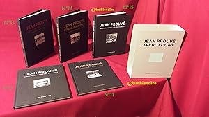 Jean Prouvé Architecture - N°3 : 5 Volumes sous étui ( Tomes 11 ,12,13,14,15 ) ////. Five-Volume ...