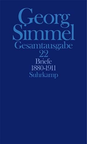 Seller image for Gesamtausgabe in 24 Bnden Band 22: Briefe 1880-1911 for sale by Bunt Buchhandlung GmbH