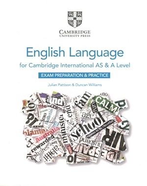 Immagine del venditore per Cambridge International AS and A Level English Language Exam Preparation and Practice venduto da GreatBookPricesUK