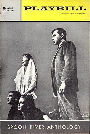 Seller image for Playbill: Volume I, No. 52: December 23, 1963. Featuring the Belasco Theatre Presentation of "Spoon River Anthology" for sale by Dorley House Books, Inc.