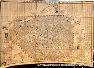 Plan de Paris et ses fortifications.