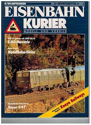 Seller image for Eisenbahn Kurier 9/90. Modell und Vorbild. Nr. 216. for sale by Dobben-Antiquariat Dr. Volker Wendt