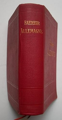 GUIDE BAEDEKER ALLEMAGNE - Manuel du Voyageur - 1914