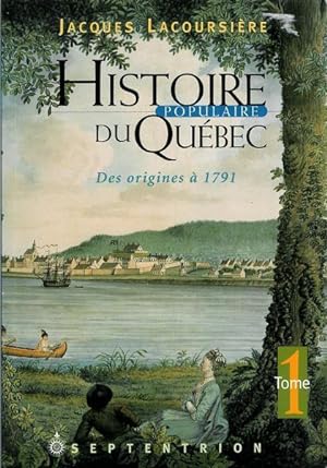 Imagen del vendedor de Histoire Populaire Du Quebec (French Edition) Tome 01. a la venta por Livres Norrois