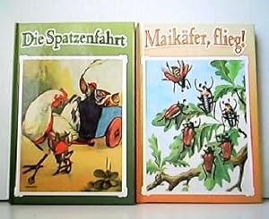 Immagine del venditore per Konvolut aus 2 Bnden der Reihe: Nrnberger Bilderbcher! 1. Maikfer, flieg ! 2. Die Spatzenfahrt. venduto da Antiquariat Kirchheim