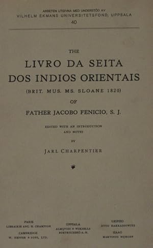 THE LIVRO DA SEITA DOS INDIOS ORIENTAIS.