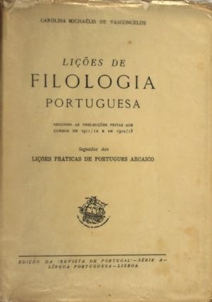 LIÇÕES DE FILOLOGIA PORTUGUESA.