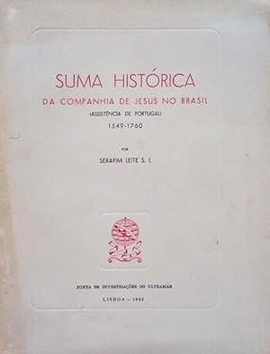 Seller image for SUMA HISTRICA DA COMPANHIA DE JESUS NO BRASIL. for sale by Livraria Castro e Silva