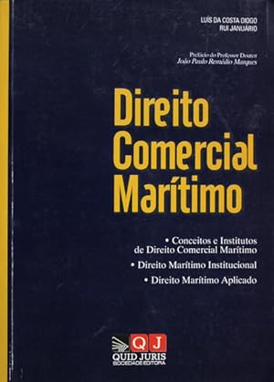 Imagen del vendedor de DIREITO COMERCIAL MARTIMO a la venta por Livraria Castro e Silva