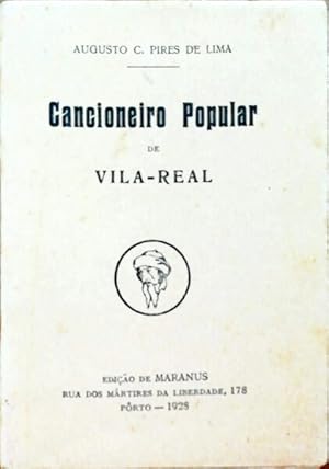 Imagen del vendedor de CANCIONEIRO POPULAR DE VILA-REAL. a la venta por Livraria Castro e Silva