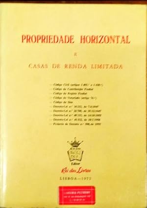 PROPRIEDADE HORIZONTAL E CASAS DE RENDA LIMITADA.