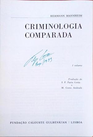 CRIMINOLOGIA COMPARADA.