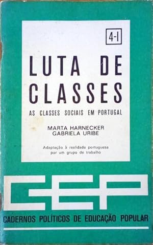 Seller image for LUTA DE CLASSES, A LUTA DE CLASSES EM PORTUGAL. for sale by Livraria Castro e Silva