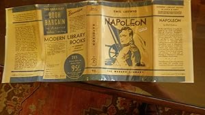 Seller image for NAPOLEON, STATED 1ST MODERN LIBRARY #95, 1933, IN EARLY ISSUE BLUE & WHITE DJ OF NAPOLEON UPPER TORSO & BLUE CANNON IN BACKGROUND, for sale by Bluff Park Rare Books