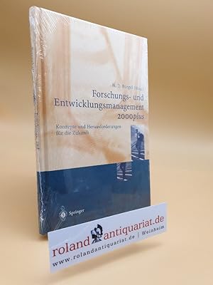 Bild des Verk�ufers f�r Forschungs- und Entwicklungsmanagement 2000plus: Konzepte und Herausforderungen f�r die Zukunft (Edition Alcatel SEL Stiftung) zum Verkauf von Roland Antiquariat UG haftungsbeschr�nkt