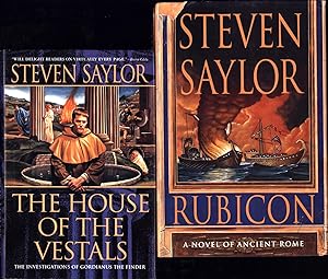 Seller image for The House of the Vestals / The Investigations of Gordianus the Finder, AND Rubicon, a Novel of Ancient Rome for sale by Cat's Curiosities