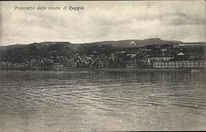 Bild des Verkufers fr Ansichtskarte / Postkarte Reggio Calabria, Panorama delle rovine zum Verkauf von akpool GmbH