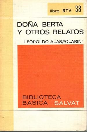 Imagen del vendedor de DOÑA BERTA Y OTROS RELATOS a la venta por Librería Diálogo