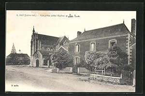 Carte postale Vay, Vue prise pres l'Eglise