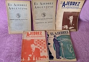 AJEDREZ ARGENTINO, REVISTA DE LA FEDERACION ARGENTINA DE AJEDREZ 1947, 1949