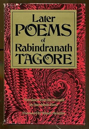 Bild des Verkufers fr Later Poems of Rabindranath Tagore zum Verkauf von Dearly Departed Books