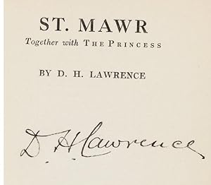 Seller image for St. Mawr (together with The Princess) for sale by Magnum Opus Rare Books