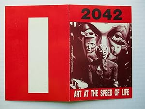 Immagine del venditore per 2042 Art at the Speed of Life Exhibition with 26 artists Limelight Nightclub 1988 party invite postcard (Ron English illustration) venduto da ANARTIST