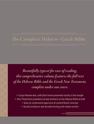 Immagine del venditore per The Complete Hebrew-Greek Bible -Language: ancient_greek venduto da GreatBookPrices
