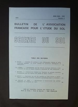 Imagen del vendedor de Bulletin de l'association franaise pour l'tude du sol - Science du sol -1978 numro 2 a la venta por Abraxas-libris