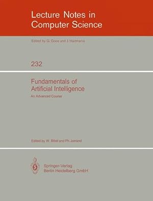 Bild des Verkufers fr Fundamentals of Artificial Intelligence: An Advanced Course (Springer Study Edition) zum Verkauf von Wissenschaftl. Antiquariat Th. Haker e.K