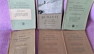 BUTLLETI EXCURSIONISTA DE CATALUNYA, 10 REVISTAS 1926, 1934